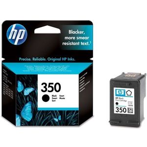 HP 350 Black Original Ink Cartridge inktcartridge 1 stuk(s) Origineel Normaal rendement Zwart