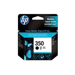 HP 350 Black Original Ink Cartridge inktcartridge 1 stuk(s) Origineel Normaal rendement Zwart