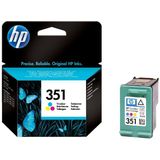 HP 351 (CB337EE) standaard inktcartridge kleur (origineel)