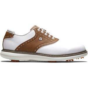 FootJoy - Traditions - Golfschoenen - Wit/Bruin - Met Spikes
