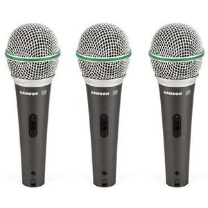 Samson Q6 3 Pack Dynamische microfoons