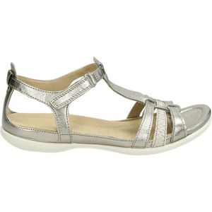 Lichte Sandalen - Zwart - Leer - Verstelbare Gespsluiting