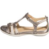 Ecco - Flach - Sandalen - Zwart - Leer
