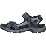 ECCO Offroad Sandalen - Marineblauw - Nubuck Bovenwerk - Comfortabel Voetbed