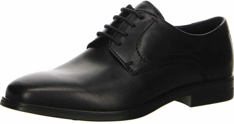 Ecco Schnürschuh »MELBOURNE«, mit seitlichen Nähten, Freizeitschuh, Halbschuh, Schnürschuh