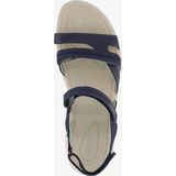 ECCO - Cruise Ii - Platte Sandalen - Blauwe Marine Ice Bloem - 38 EU