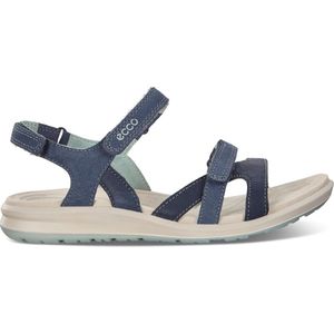 ECCO - Cruise Ii - Platte Sandalen - Blauwe Marine Ice Bloem - 38 EU