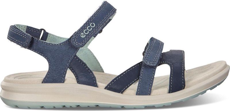 ECCO - Cruise Ii - Platte Sandalen - Blauwe Marine Ice Bloem - 38 EU