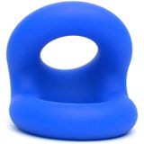 Liquid Siliconen Rugby Ring Blauw
