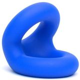 Liquid Siliconen Rugby Ring Blauw