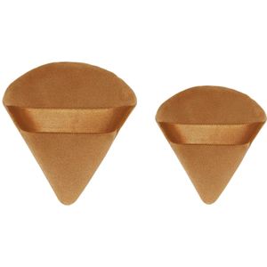 Danessa Myricks Beauty - Yummy Skin Velour Puff Duo - Caramel - 2 stuks