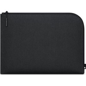 Incase Facet Sleeve Case voor Apple MacBook Pro 13"" & Air 13"" & 12""/13"" notebooks/tablets [100% gerecyclede keperstof (polyester) I 2 binnenzakken I waterafstotende buitenkant I EVA gevoerd ] zwart