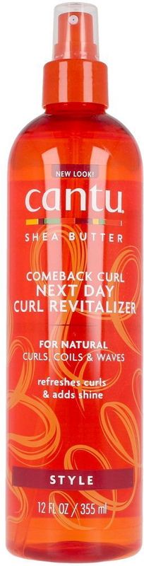 Cantu - Shea Butter - Comeback Curl Next Day Curl Revitalizer - Verzorging zonder Spoelen - 355 ml