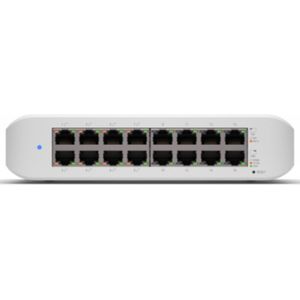 Ubiquiti - Unifi Lite-16 Switch - 16-poorts - Layer 2 PoE - Ventilatorloos