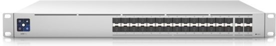 Ubiquiti - USW-Pro-Aggregation - Layer 3 Switch - Zwart - 28x 10G SFP+ Poorten - 4x 25G SFP28 Poorten