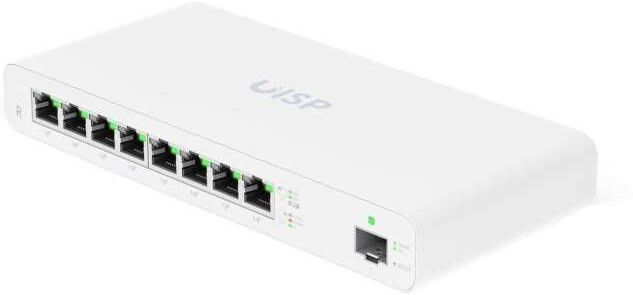 Ubiquiti UISP-R Router - Wit - 8 RJ45 - SFP