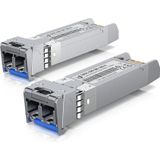 Ubiquiti - UF-SM-10G-20 - Set van 20 SFP+ Module - Zilver - Optisch Single-Mode