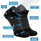 OS1st FS4 - Compressiekousen - Merinowol - Zwart