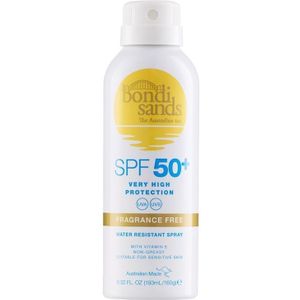 Bondi Sands SPF 50+ Fragrance Free beschermende bruiningsspray SPF 50+ 160 g