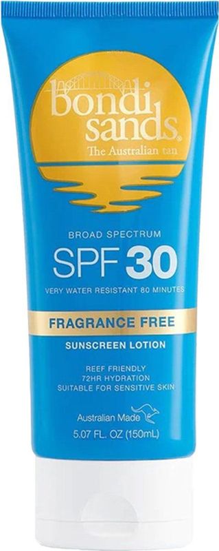 Zonnebrandcrème Coconut Beach Fragance Free Bondi Sands BS618 Spf 30 150 ml Spf 30+
