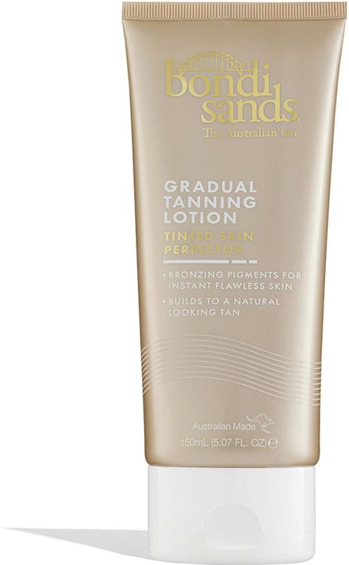 Bondi Sands - Gradual Tanning Lotion Tinted Skin Perfector - Selbstbräuner für den Körper zum graduellen Bräunen, Bräunungscreme mit Sofort-Effekt, für einen natürlichen Glow, vegan, 150 ml