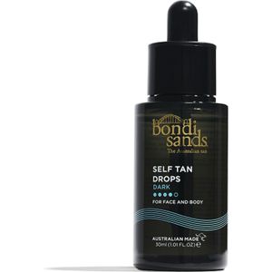 Bondi Sands - Self Tan Drops Dark Zelfbruiner, voor gezicht en lichaam in druppels, individueel doseerbaar, voor een intensieve bruining, 30 ml