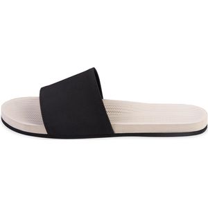 Indosole - Slides Color Combo - Dames Slippers - Zand Zwart