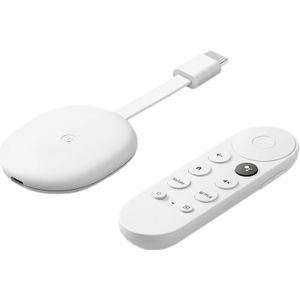 Google Chromecast met Google TV HD (Google TV, Google Assistent), Streaming Media Speler, Wit