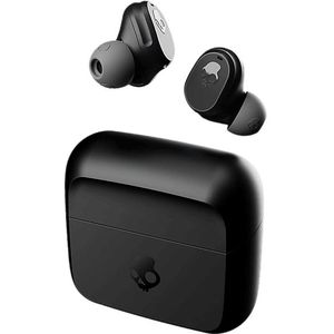 Skullcandy Mod Draadloze in-ear hoofdtelefoon, 34 uur batterijduur, microfoon, compatibel met iPhone + Android + Bluetooth-apparaten, zwart