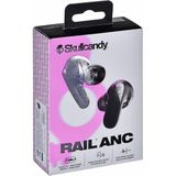 Skullcandy Rail ANC Draadloze Oordopjes met Actieve Ruisonderdrukking en Microfoon, 38 uur Batterij, Bluetooth Oordopjes voor iPhone, Android en meer - Zwart