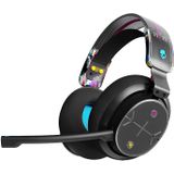 Skullcandy PLYR Multiplatform gaming-hoofdtelefoon, bekabeld, geoptimaliseerde geluidswaarneming, 24 uur batterijduur, microfoon IA, compatibel met Xbox + PlayStation + PC, zwart