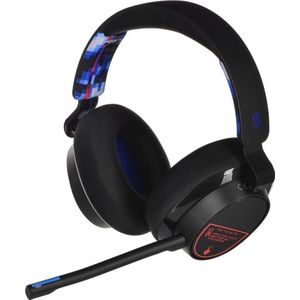 Skullcandy Slyr Multi-Platform Bedrade Blauwe Digi-Hype Hoofdtelefoon