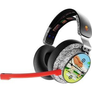 Skullcandy PLYR Multi-Platform Bluetooth Gaming Headset -Street Fighter- (Bedraad, Draadloze), Gaming headset, Grijs, Rood