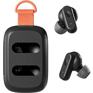 Skullcandy Dime 3 draadloze in-ear hoofdtelefoon, 20 uur batterijduur, microfoon, compatibel met iPhone + Android + Bluetooth-apparaten, zwart