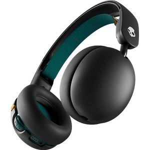 Skullcandy Grom Draadloze over-ear hoofdtelefoon voor kinderen, 45 uur batterij, volumeregeling, werkt met iPhone, Android en Bluetooth-apparaten, zwart