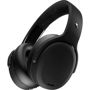 Skullcandy Crusher ANC 2 draadloze on-ear hoofdtelefoon met sensorische bas, 50 uur batterijduur, Skull-iQ, Alexa ondersteuning, Bluetooth microfoon, zwart