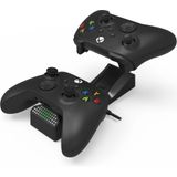 Hori - Oplaadstation - Xbox Controllers - Zwart - Materiaal: Kunststof