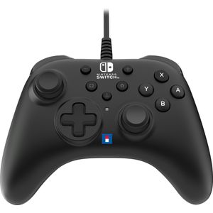Hori Horipad Turbo (zwart) - bekabelde controller voor Nintendo Switch en OLED - Officieel gelicentieerd product van Nintendo