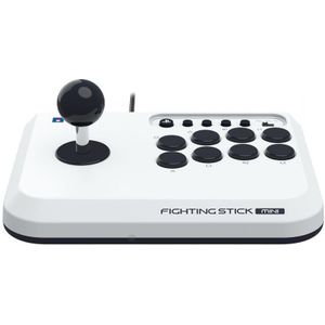 Hori Fighting Stick Mini Wit, Zwart USB Flightstick PC, PlayStation 4, PlayStation 5