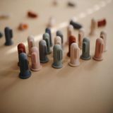 Mushie - Tandenborstel Baby - Set van 2 - Siliconen - BPA-vrij