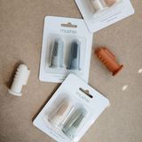 Mushie - Tandenborstel Baby - Set van 2 - Siliconen - BPA-vrij