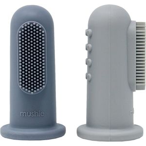 Mushie - Tandenborstel Baby - Set van 2 - Siliconen - BPA-vrij