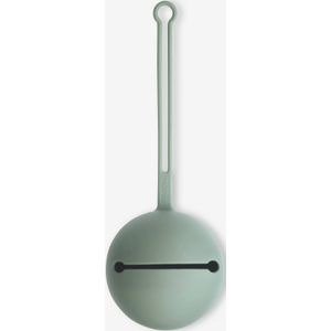 Mushie siliconen fopspeenhouder Cambridge Blue