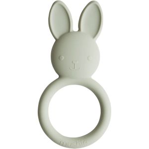 Mushie - Siliconen Bijtspeeltje - Bijtringen - Bunny