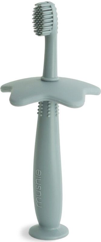 Mushie - Training Tandenborstel - Toothbrushes - Cambridge Blue