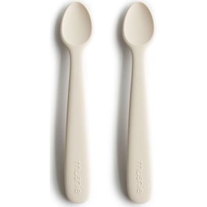 Mushie Siliconen Babylepels Babylepels Ivory