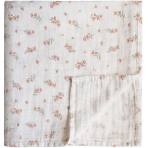 Mushie Hydrofiele Doek Pink Flower 120cm