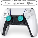 KontrolFreek Action Lotus Thumbsticks - Teal Clear - Playstation 4 & 5
