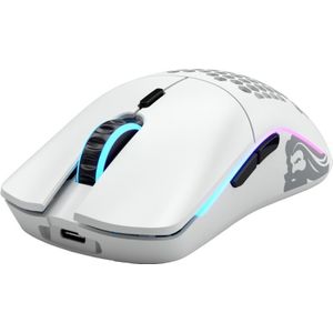 Glorious PC Gaming Race Model O - Gaming Mouse, gaming-muis, BAMF sensor, 19000 DP, ultralicht 65 gram, geschikt voor kleine handjes, draadloze gaming-muis, perfecte gaming-muis, kleur wit mat