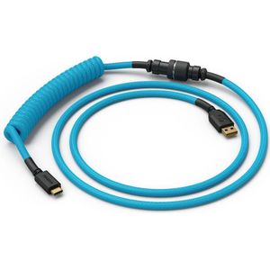 Glorious - Gaming Premium Toetsenbordkabel - Electric Blue - USB-A naar USB-C